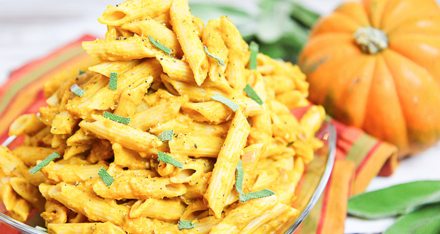 Adrenal Reset Diet - Creamy Pumpkin Pasta