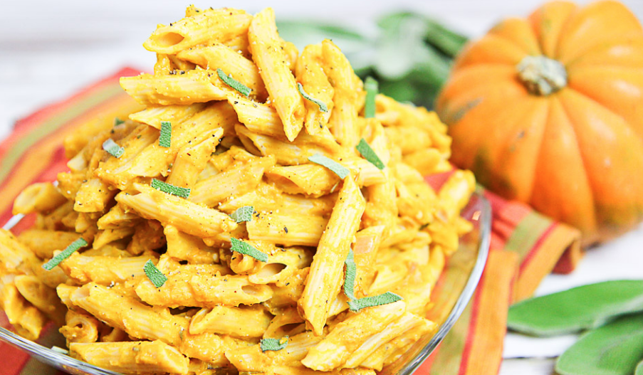 Adrenal Reset Diet - Creamy Pumpkin Pasta