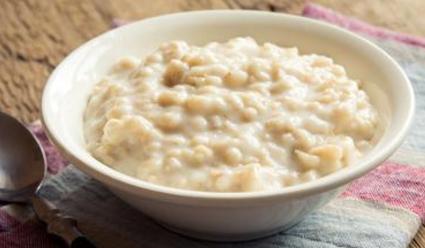 Oatmeal is an example of a wet carb